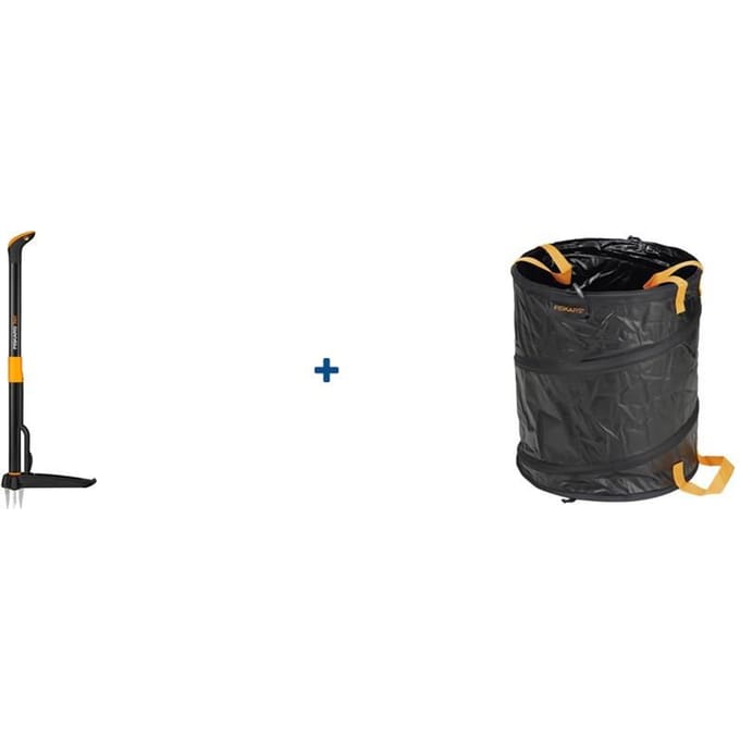 Fiskars xact met gratis popup zak 56 l