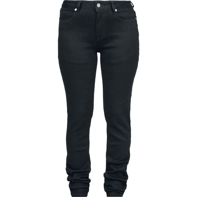 R.E.D. Rock-Engineered Design zwarte skinny fit jeans met hoge taille - Dames - W28L30