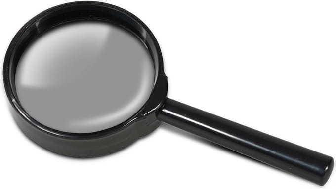 Eagle Vergrootglas Insectenloep 50mm met 5x vergroting - Zwart
