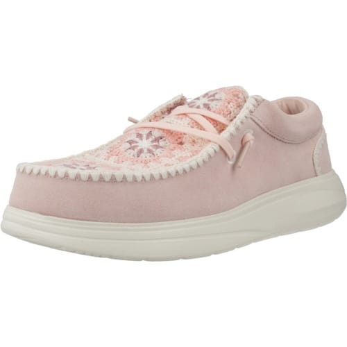 Nette schoenen HEYDUDE Wendy Comf Suede Crochet