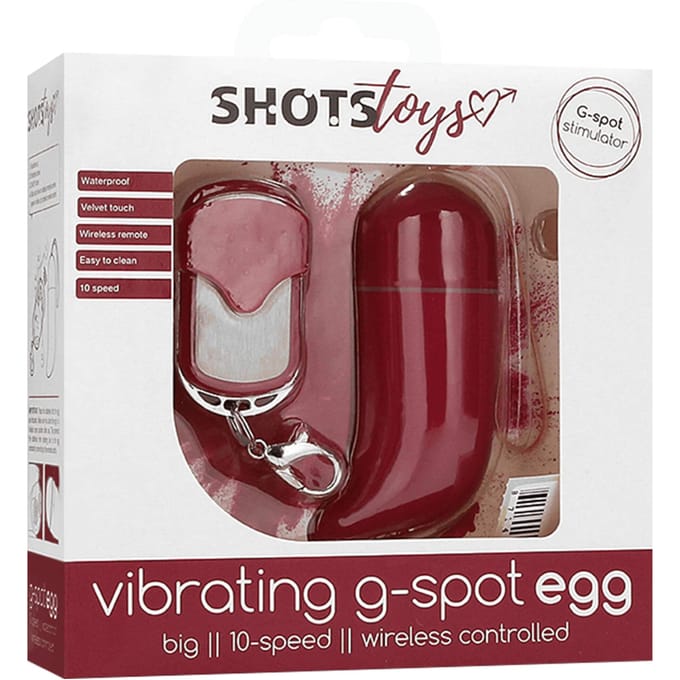 Shots Toys by Shots - Wireless Vibrating G-Spot Egg - Large