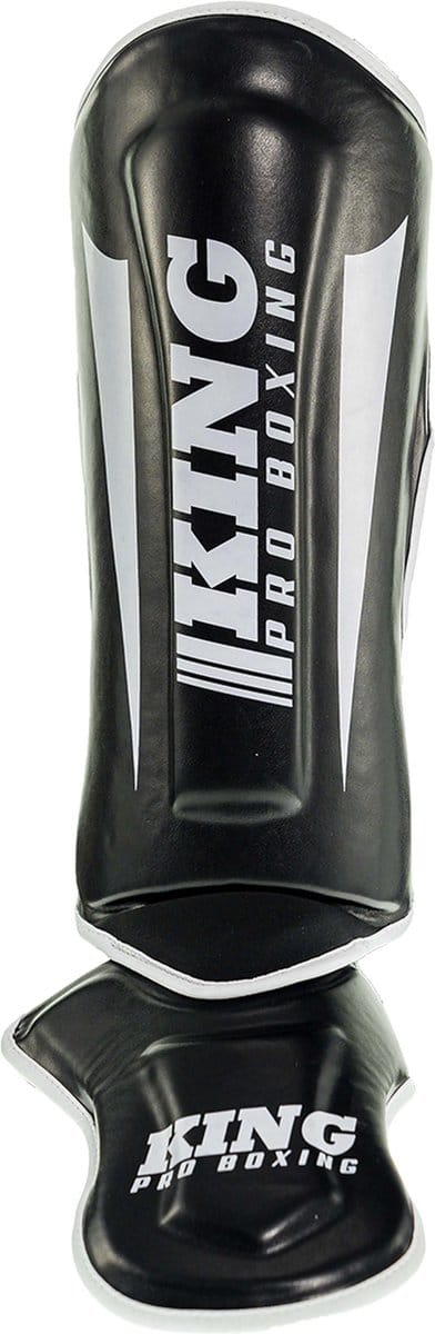 King Pro Boxing Scheenbeschermers KPB SG REVO 1 Zwart Wit - S