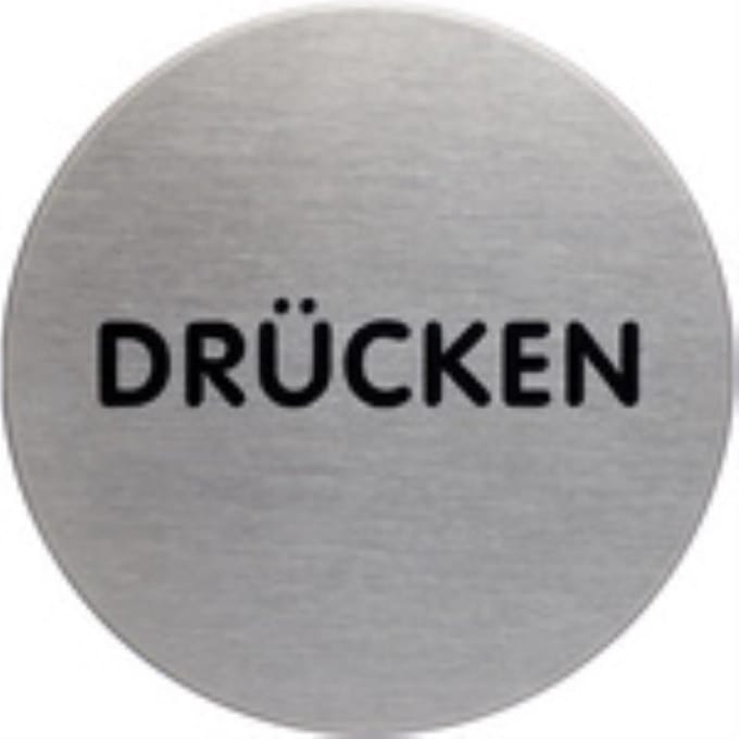 Picto "DrÃ¼cken" 65Mm