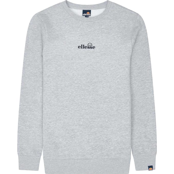 Ellesse Heren Kimato Crew Neck Lange Mouwen Sweatshirt (Grijs Marl)