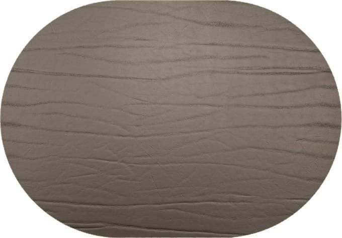 Daff Leatherixx Dumbo Placemat - Leer - Ovaal - 34 x 42 cm - Espresso