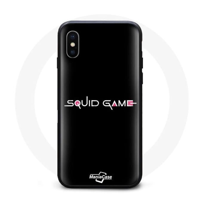 Hoesje - Squid Game - iPhone XS Max - Flexibel - Zwart - Gemengd zwart