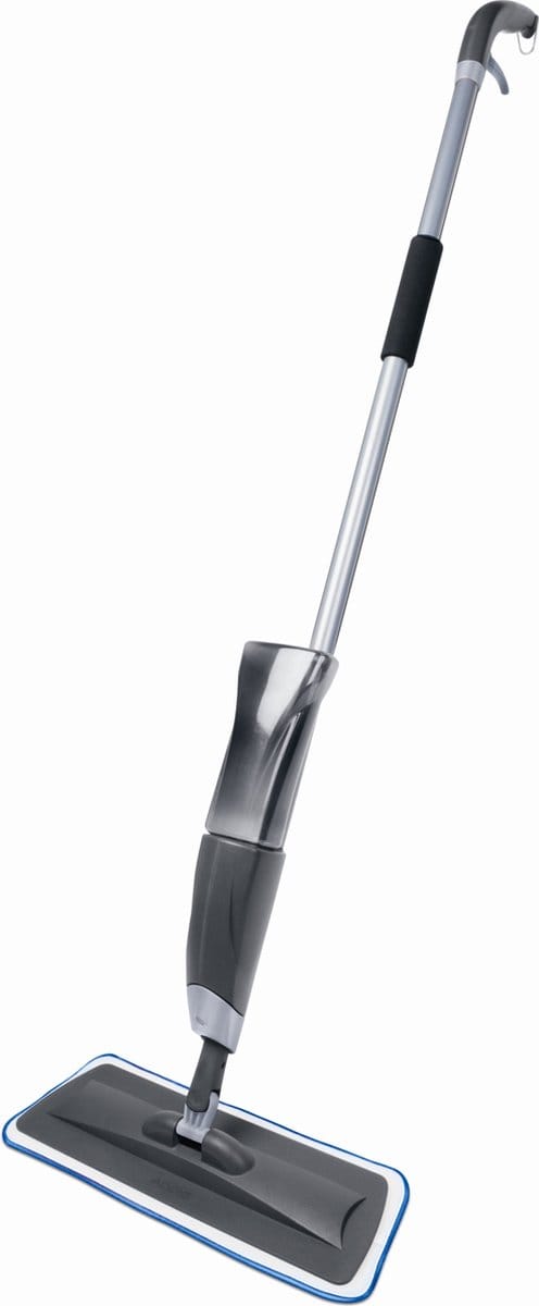 Vloerwisser met Spray - Dweil - Spray mop - Antraciet - Microvezel