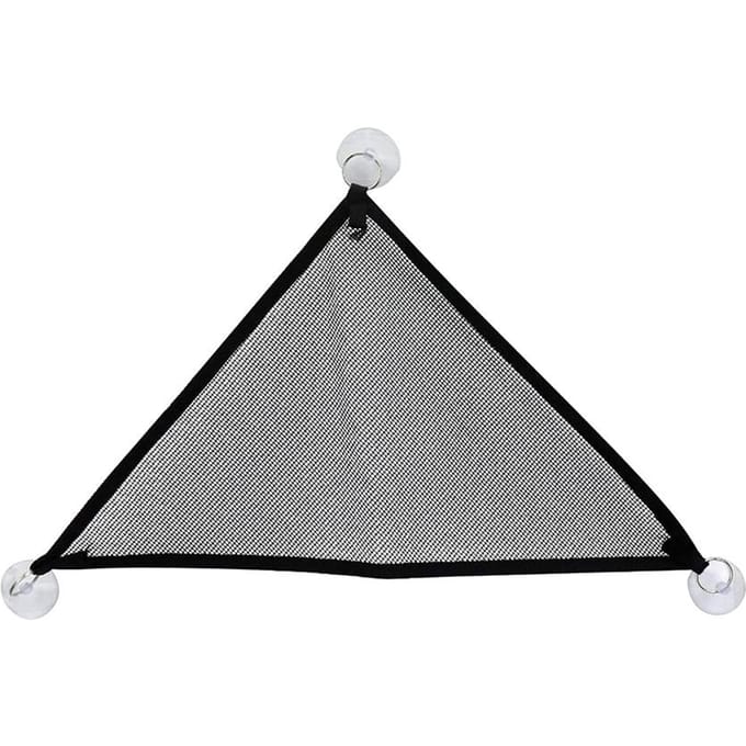 2 PCS Hamac Triangle pour Lézard Dragon Barbu Reptile gray
