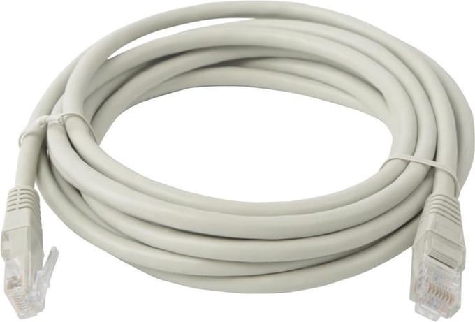 Netwerkkabel - Internetkabel - Aigi Atryn - Cat6 UTP Kabel RJ45 - 3 Meter - Koper - Grijs