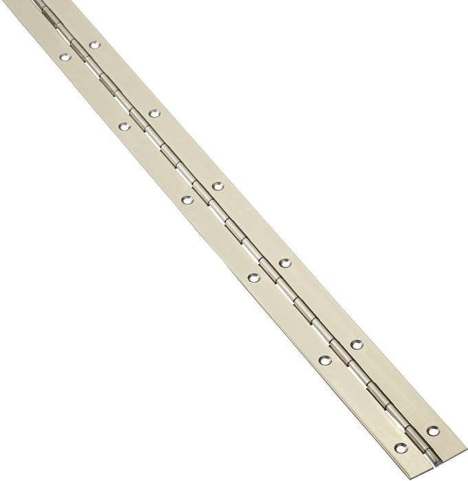 Pianoscharnier 1000 x 32 x 1,0 mm RVS-look Deurscharnier van SOTECH