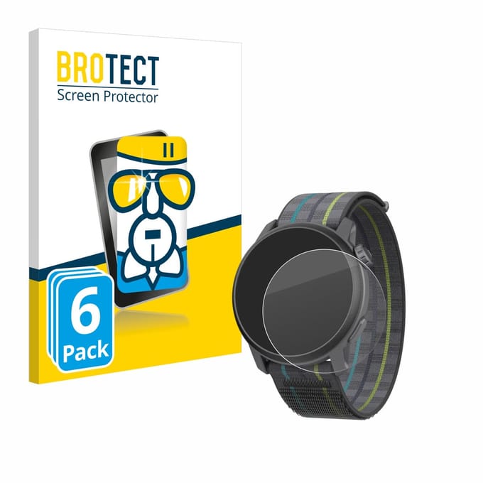 Screenprotector 6 Stuks voor Coros Pace 3 Beschermglas transparant