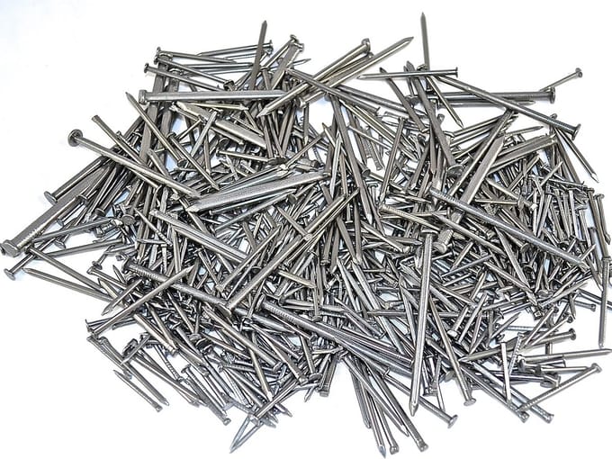 Groot Assortiment Draad- en Ovale Spijkers - 800 Gram Mix voor Werkplaats