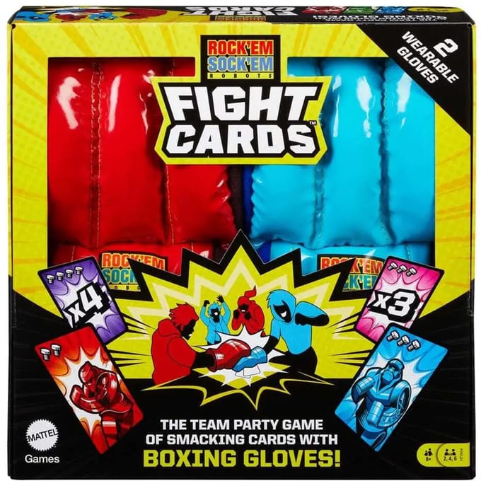 Robotkaartspel Mattel Rock'Em Sock'Em