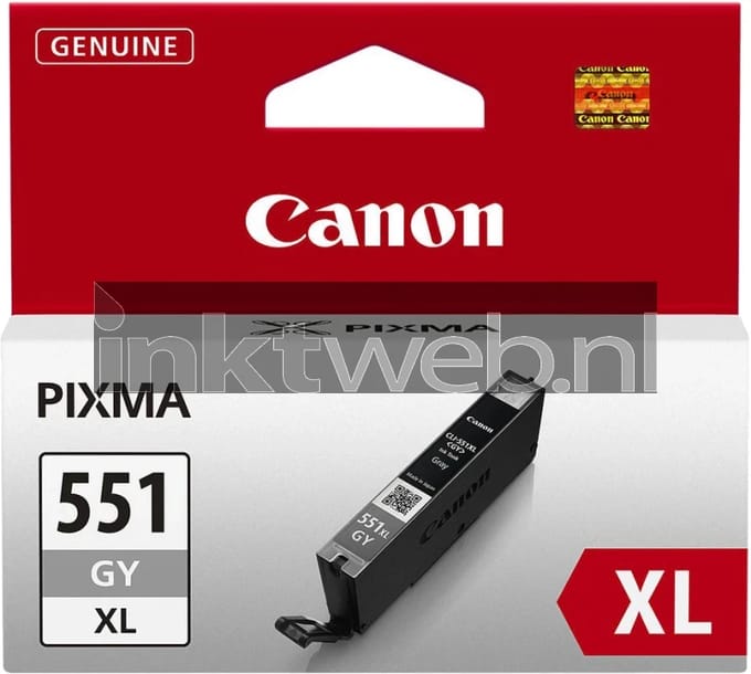 Canon CLI-551XL GY - Inktcartridge - Origineel - Hoge capaciteit - Grijs