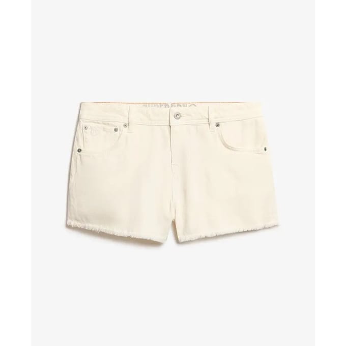 Superdry - Mid Rise Denim Hotpants - Dames - Jeans shorts