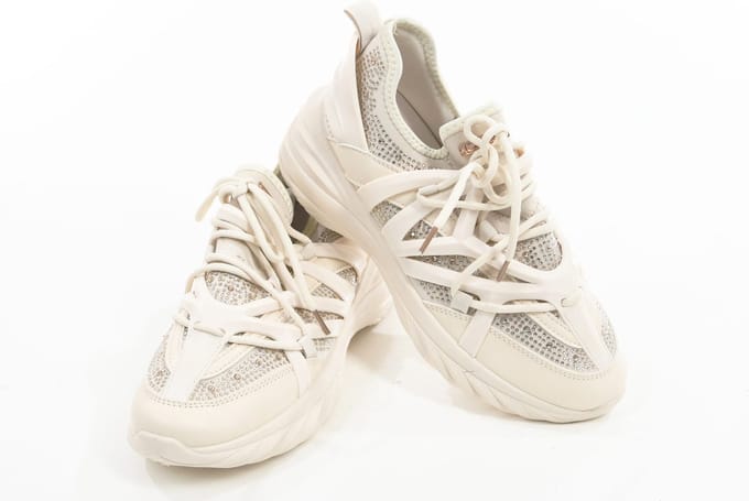 Zerba - Dames Sneakers - Maat 36 - Champagne Leer - Voghiera