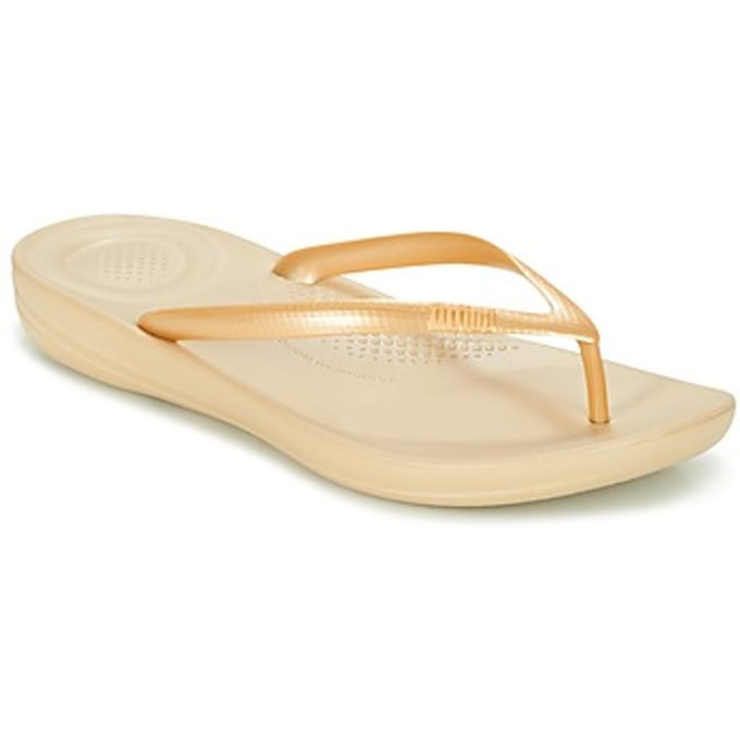 FitFlop Iqushion Ergonomic Flip-Flops TPU Dames Slippers - Gold