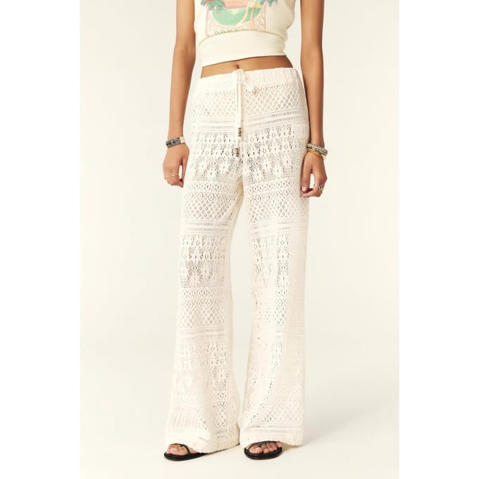 BA&SH Pantalon Banu Ecru Taglia: 42 | Pantaloni Outlet | Donna | Marrone