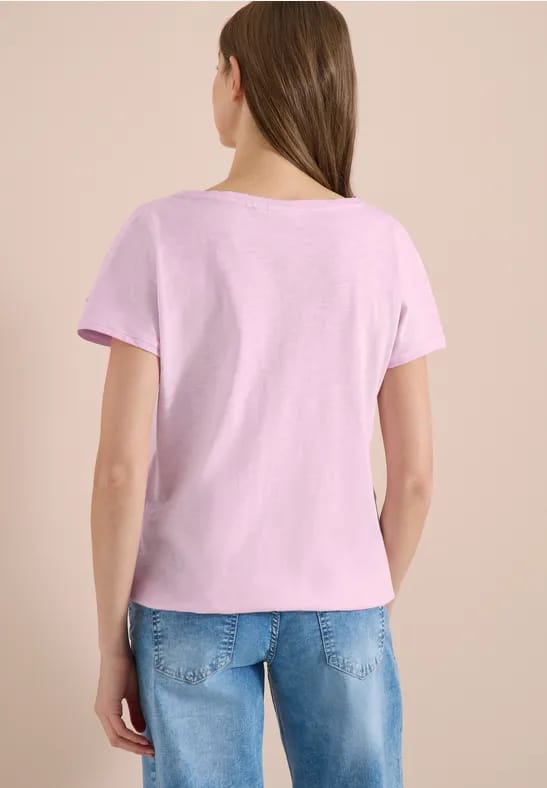 Shirt van geverfde jersey