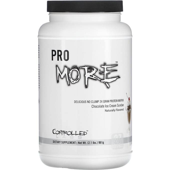 Controlled Labs, Pro More, Matrice de Protéines, Sundae Glace au Chocolat, 2,1 lb (961 g)