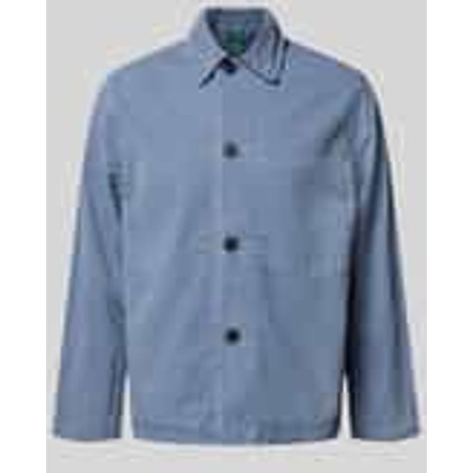 Relaxed fit overhemdjack van katoen