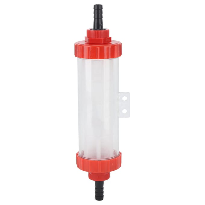 Landbouw In-Line Gaasfilter Plastic Nylon Hoge Doorstroming Waterpomp Transparant Filter voor Tuin white