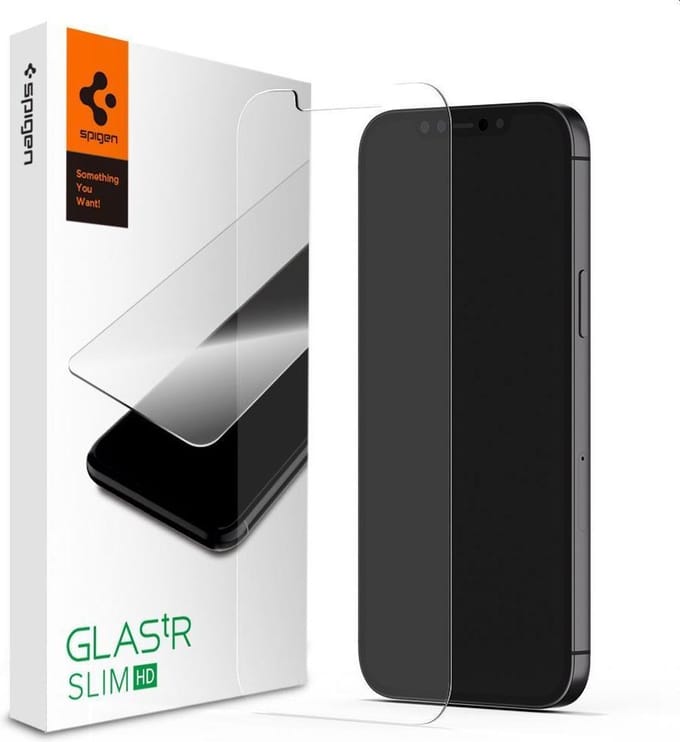 Spigen GLAS.tR Slim Apple iPhone 12 Pro Max Tempered Glass Clear