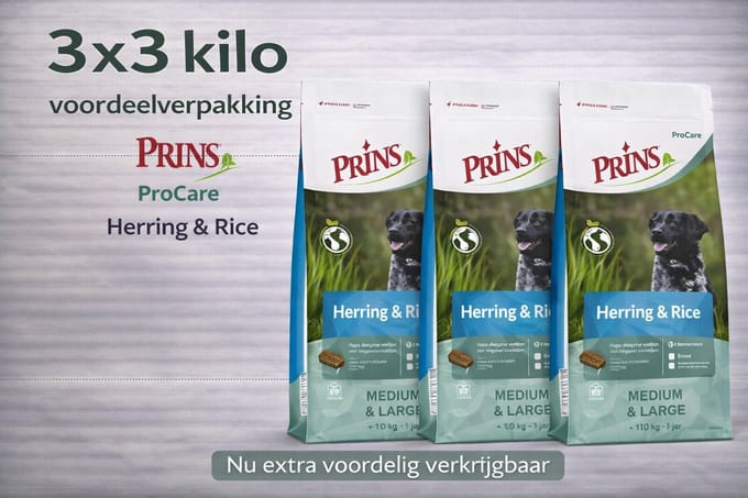 Prins ProCare Herring & Rice - 3x 3kg Voordeelverpakking