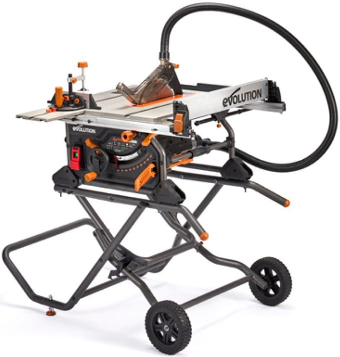 EVOLUTION POWER TOOLS - TAFELZAAG R255TBLX+ MET STAND