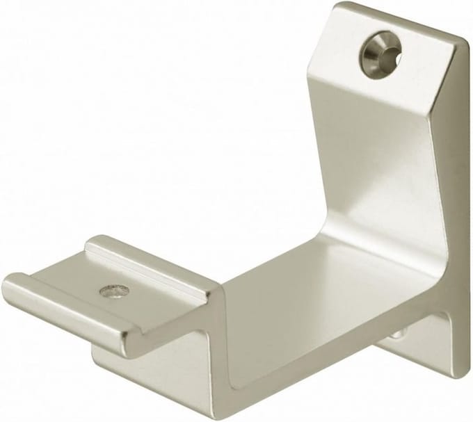 Hermeta leuninghouder 3540-02 - Nieuw Zilver - Aluminium - Opschroef - Hol zadel - Per stuk