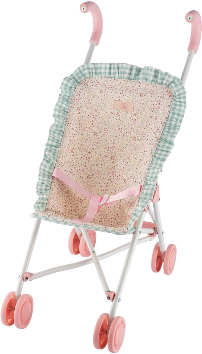 ASI DREAMS Poppen Accessoires - Poppen Buggy Groot Met Tas - Cloe Collectie