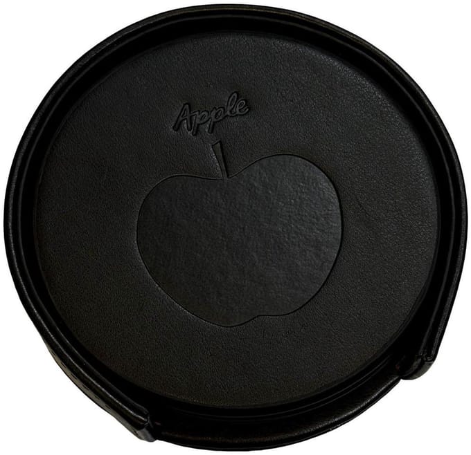 The Beatles - Apple Onderzetter Set - Zwart