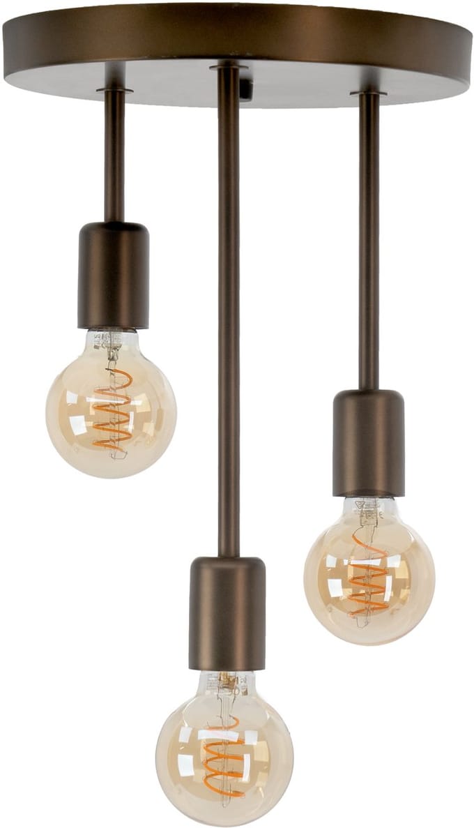 EGLO Wilmcote Plafondlamp - E27 - Ø 28 cm - Brons