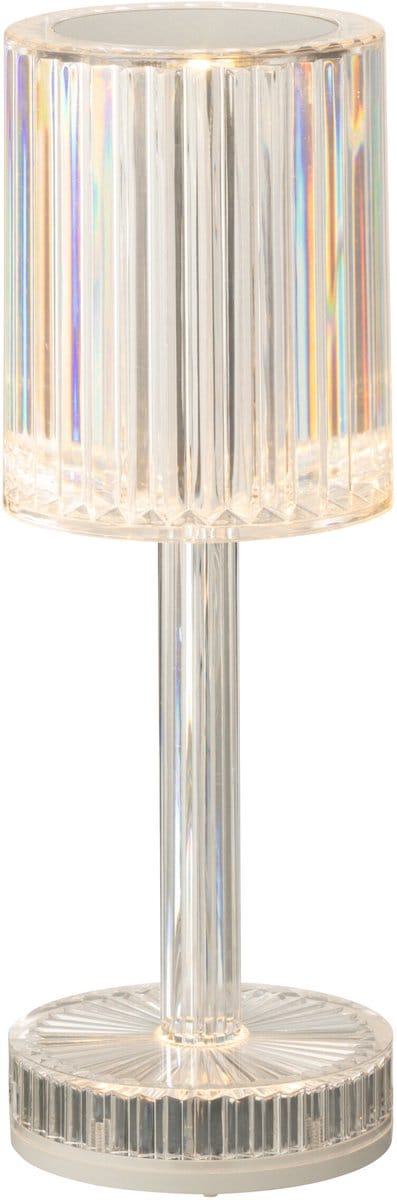 J-Line tafellamp Dimbaar - polyester - transparant