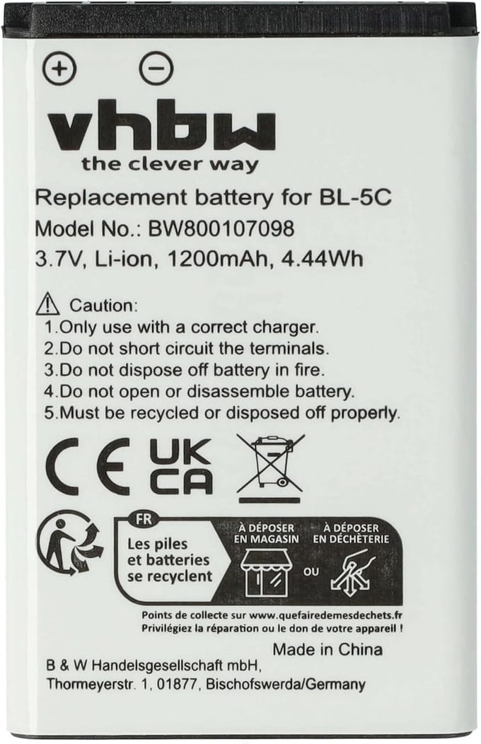 Radio Batterij - Accu Vervanging - Draagbaar Geluid - Lithium-ion Technologie - 1200 mAh 37V