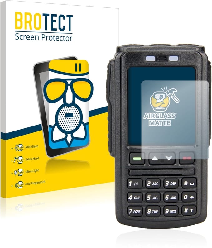 BROTECT - Screenprotector voor AnyTone BT-01 - Folie Beschermfolie Beschermglas matte