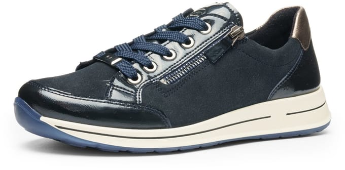 ara Sneaker Osaka blauw kasjmier