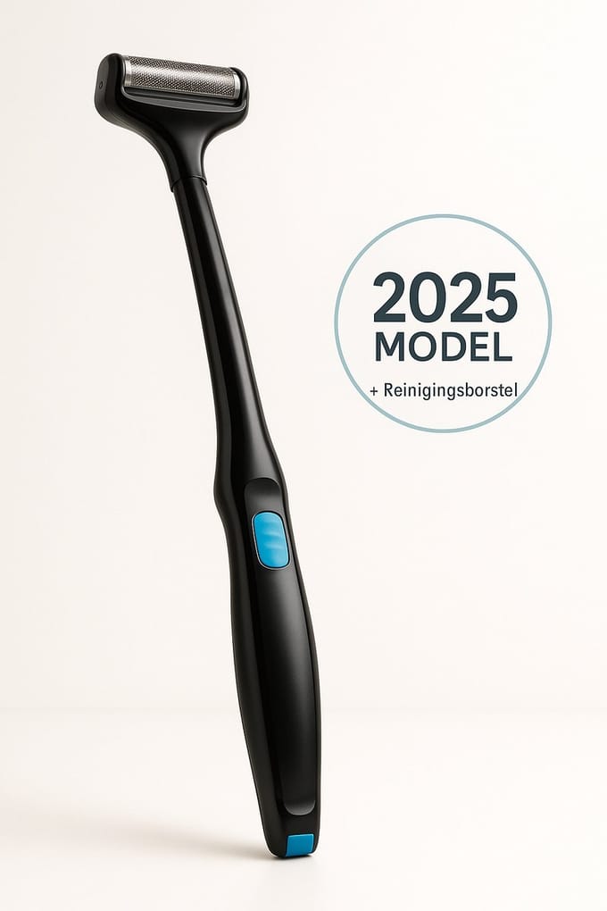 Scheerapparaat Rug Mannen - Trimmer - Rug Scheren - Backblade - Back Shaver - Rug Scheermes - Inclusief Reiningsborsteltje