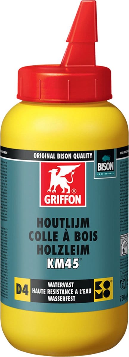 Griffon houtlijm - KM45 - D4 - 750 g flacon - 1339400
