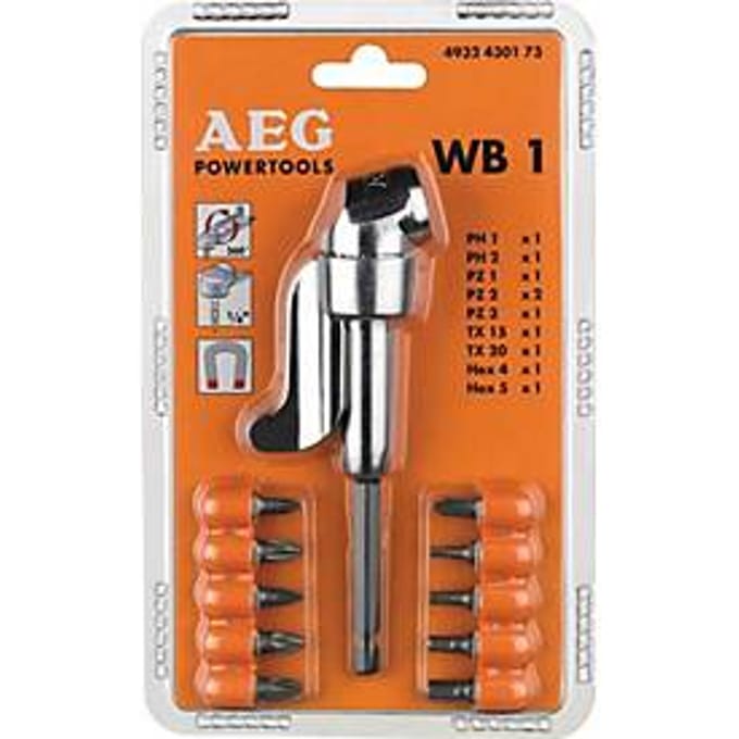 Hoekschroef bevestiging WB-1 1/4 inch zeskant AEG