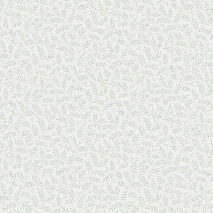 Boråstapeter Vliesbehang 38733 - Borosan Hem - Botanisch Wit - 53cm x 11.20m