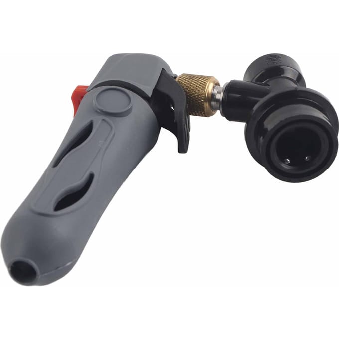 Fustlader CO2-injector Tapbierdispenser   Kogelkoppeling voor Zelfbrouw Soda Ventiel Grijs grijs