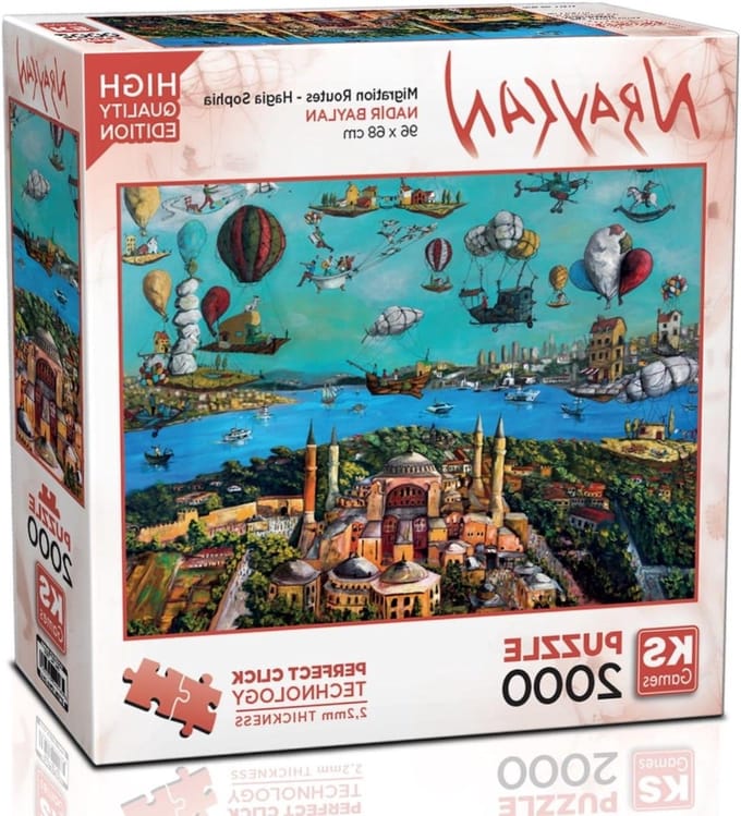 Legpuzzel - 2000 stukjes - Ontspannend tijdverdrijf - Historisch thema - 96 x 68 cm - Multicolor