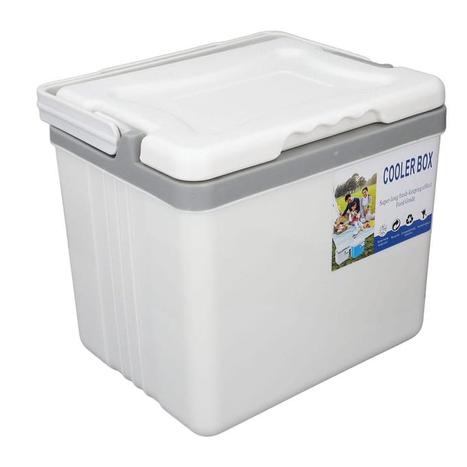 6L Draagbare Koelbox Grote Capaciteit Multifunctioneel Houdt Voedsel Vers en Drank Koel Geïsoleerd wit