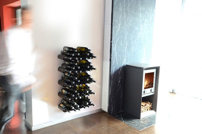 Radius - Wine Tree wandwijnrek - M - zwart