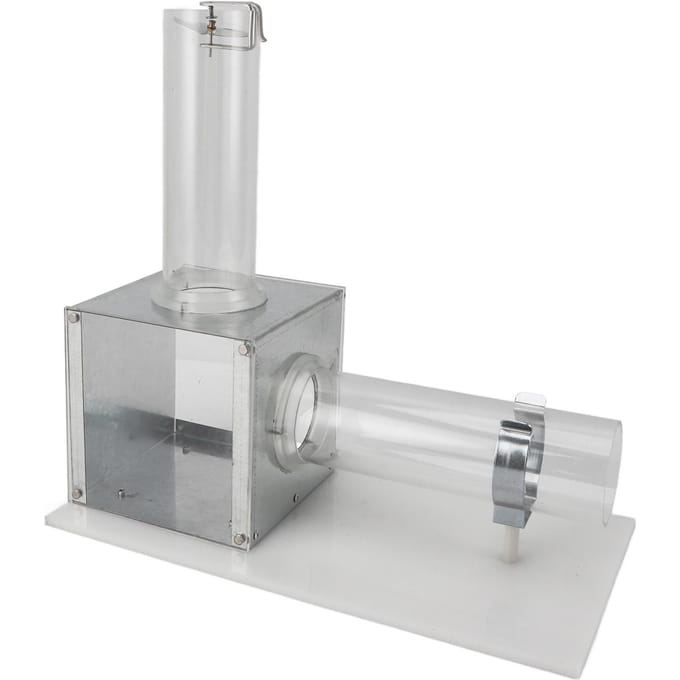Boîte de démonstration de formation du vent Matériel d'expérimentation physique Instrument d'enseignement white