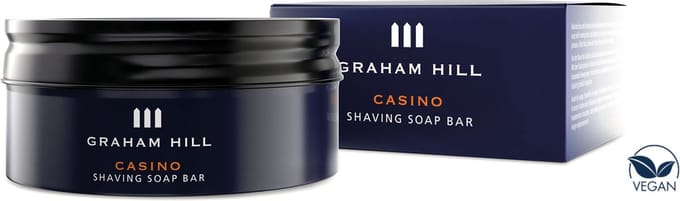 Graham Hill Casino Shaving Soap Bar 85g