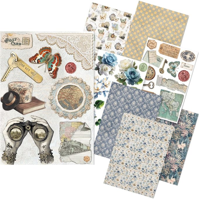 Motief strozijde assortiment "Eastern Journey", set van 8