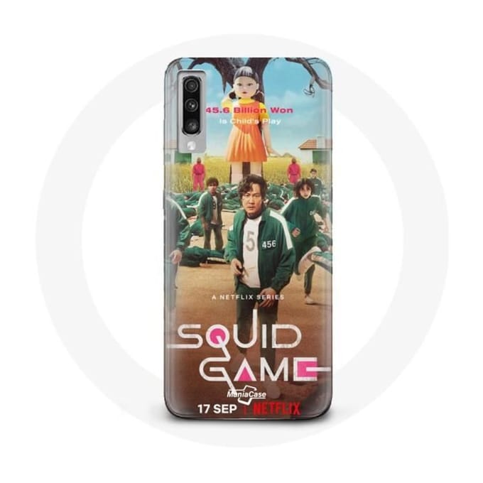Coque - Samsung - Galaxy A50 - Squid Game - Protection chocs - Souple - Mixte