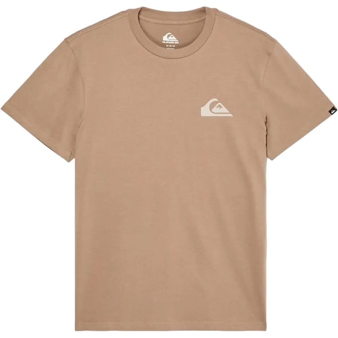 Quiksilver Evo Mini Logo T-shirt Met Korte Mouwen Bruin M Man